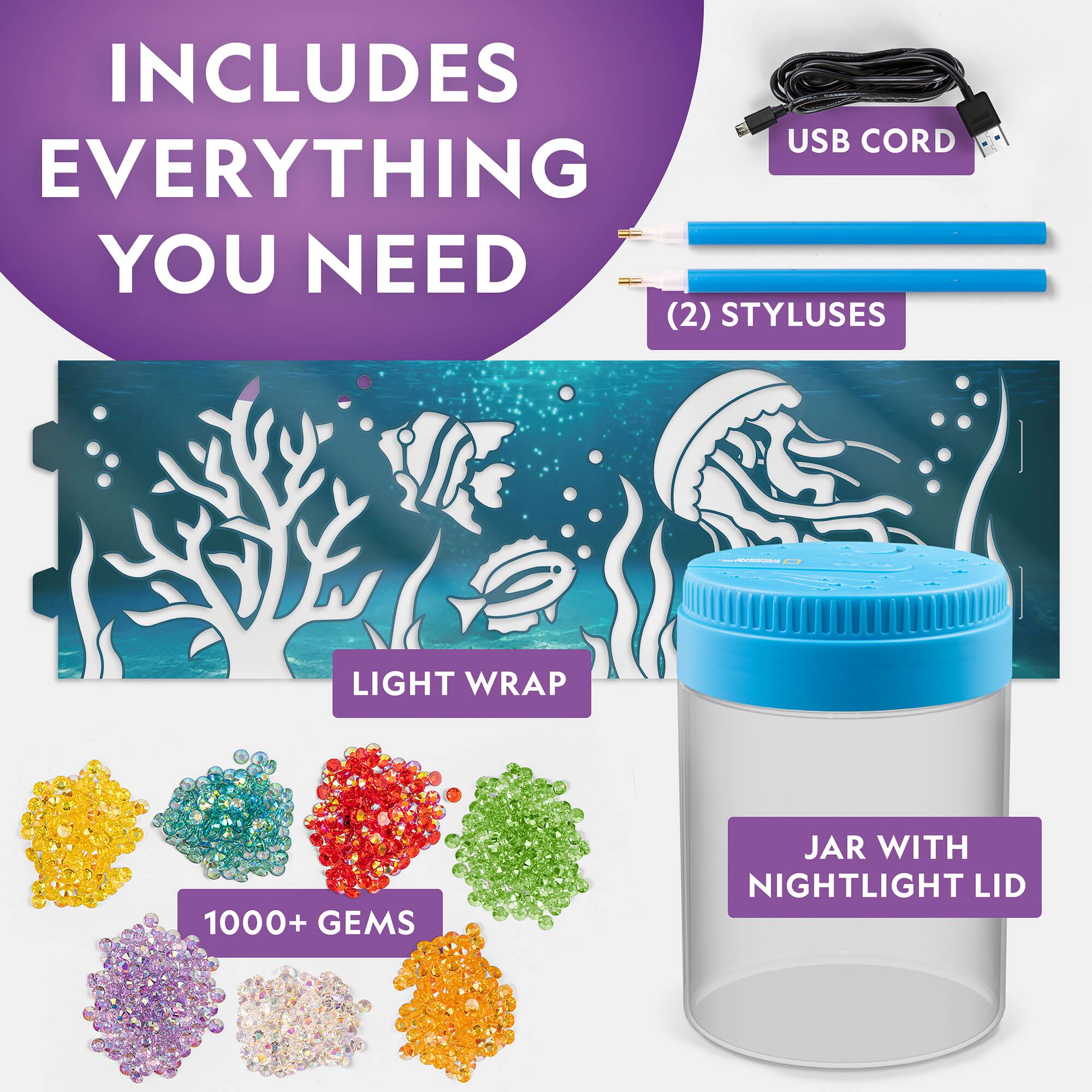 National Geographic™ Ocean Nightlight Craft Kit
